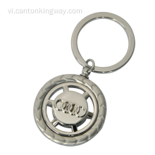 Keychain kim loại làm bằng hợp kim kẽm